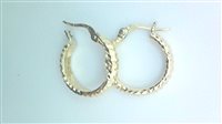 Earrings Woman Cerchi in Yellow Gold CERCHI DIAMANTATI P UZ/C 3.20 G